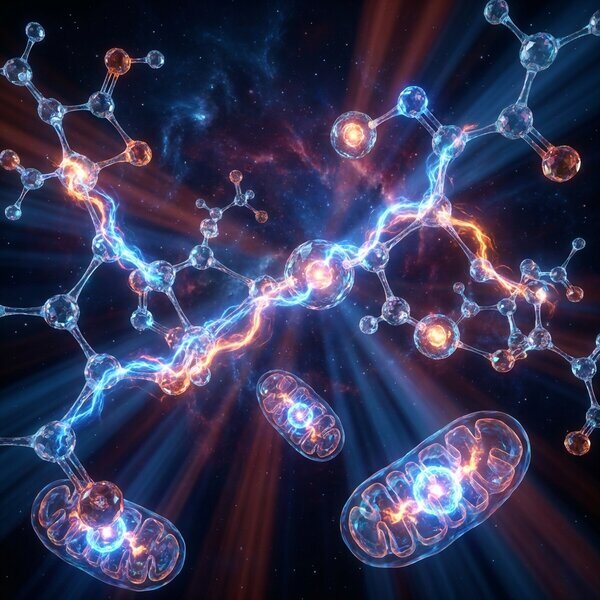 Super Human Blend molecular visualization