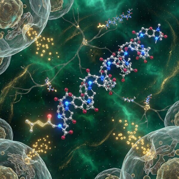 Tesamorelin molecular visualization
